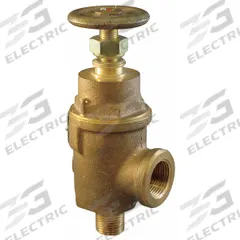 KUNKLE VALVE Adjustable Relief Valve: FNPT x MNPT, 2 1/2 in x 2 1/2 in, Bronze, -60°F to 406°F (MPN 0019-J10-MG0050). Key specifications — Brand: KUNKLE VALVE.