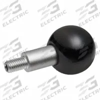 JW WINCO Revolving Ball Knobs: Ball, Plastic w/ SS Thread, M8 Thread, 13 mm Thread Lg, 32 mm Dia (MPN 319.5-32-M8-A). Key specifications — Brand: JW WINCO.