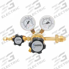 HARRIS High Purity Gas Regulator: Single Stage, CGA 580 Inlet, 1/4" Tube Outlet, 125 psig (MPN KH1131). Key specifications — Brand: HARRIS; Manufacturer Part Number: KH1131; Diaphragm Material: 316L Stainless Steel; Outlet Connection: 1/4" Tube; Inlet Connection: CGA 580.