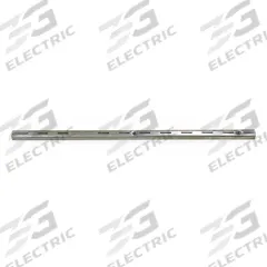 APPROVED VENDOR Single Slotted Standard: Single, 7/8 in x 1/2 in x 96 in, Zinc-Plated, 12 ga Gauge (MPN 1WDP5). Key specifications — Color: Silver; For Display Type: Surface Mount Slotted Standards; Material: Steel; Brand: APPROVED VENDOR; Finish: Zinc-Plated.