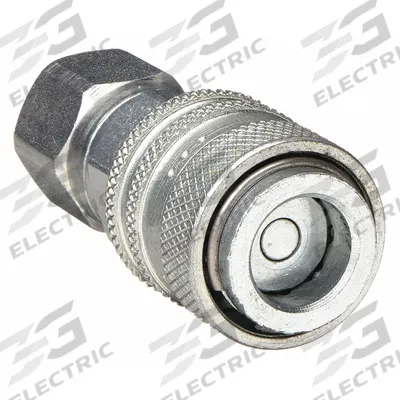 AEROQUIP Hydraulic Quick Connect Hose Coupling: 1/4 in Coupling Size, Steel - FD90 Series Hydraulic Quick-Connect Coupling Bodies