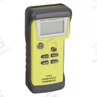 TEST PRODUCTS INTL. Thermometer: -58°F to 2,462°F, For Type K Thermocouple Type, 1 Channels (MPN 343C1). Key specifications — Testing Functions: Min/Max Temperature; Accuracy: ±0.3 % + 1.8 °F/1 °C @ 32 to 1,100 °F/0 to 600 °C; Brand: TEST PRODUCTS INTL..