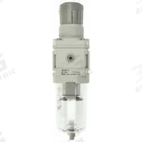 SMC Filter Regulator: AW-D Series, 3/8 in NPT, 5 micron, 0.85 MPa Max Op Pressure, Auto Drain (MPN AW30-N03-Z-D). Key specifications — attr109419: SMC; attr109429: Die-Cast Aluminum; attr109463: No; attr109468: AW-D.