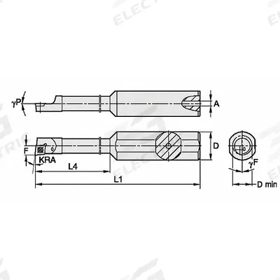 WIDIA Indexable Boring Bar: CCBI20350015L (MPN 2832147) - Indexable Boring Bars