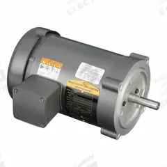 BALDOR General Purpose Motor: C-Face Mount, Totally Enclosed Fan Cooled, 3/4 hp, 575V AC, 3,520 RPM (MPN VM3542-5). Key specifications — Brand: BALDOR; Nameplate Voltage @ 60 Hz: 575V AC; Full Load Current @ 60 Hz: 1.2 A; Nameplate RPM @ 60 Hz: 3,520 RPM; Motor Enclosure: TEFC.