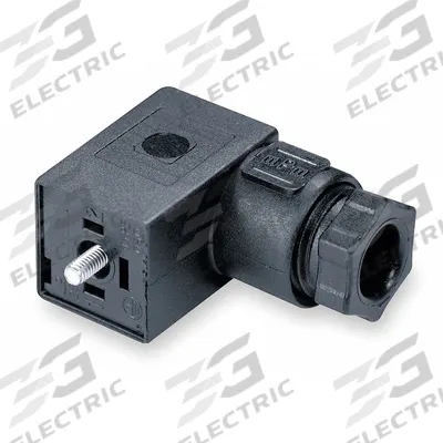 ARO Solenoid Coil Connector: Sierra 18, DIN 43650 Form C, 18 mm For Coil Size - Solenoid Connectors