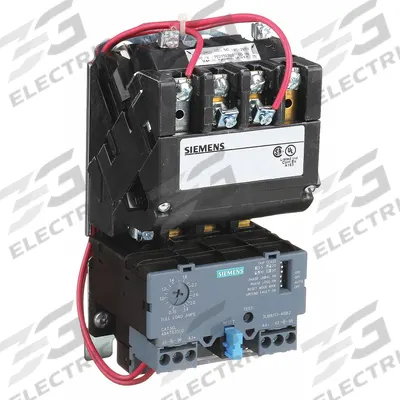 Siemens Magnetic Motor Starter: Non-Reversing, 3 Poles, NEMA Size 0 - Non-Reversing Starters with Electronic Overloads