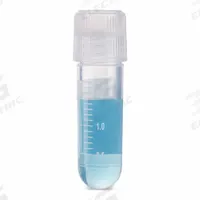 APPROVED VENDOR Cryogenic Vial: Cryogenic, Polypropylene, 2 mL, 12.2 mm Body Dia, Sterile, Colorless (MPN 3032-2-RB). Key specifications — Self-Standing: Not Self-Standing; Brand: APPROVED VENDOR; Vial Type: Cryogenic; Body Color: Colorless; Includes Closure: Yes; Bottom Shape: Round; Thread Location: External.