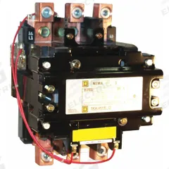 SQUARE D NEMA Magnetic Contactor: Non-Reversing, 3 Poles, NEMA Size 5, 270 A, 120V AC (MPN 8502SGO2V02S). Key specifications — Brand: SQUARE D.