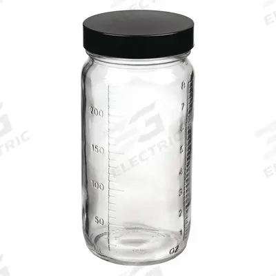 APPROVED VENDOR Mixing/Storage/Sampling Bottle: 240 mL, 58-400, Colorless - Clear Wide Mouth Round Glass Lab Bottles