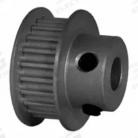 DAYTON Timing Pulley: Modified Curvilinear, Fixed, For GT Timing Belt Section, For 6 mm Belt Wd (MPN 22-3P06-6FA3). Key specifications — Brand: DAYTON; Finish: Clear Anodized; For Belt Series: Powerhouse®.