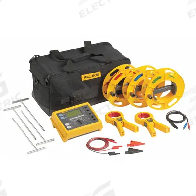 FLUKE Earth Ground Tester Kit: 0.02 ohm to 300 kiloohm, CAT II 300V, IP40/IP56 - Earth Ground Resistance Tester Kits