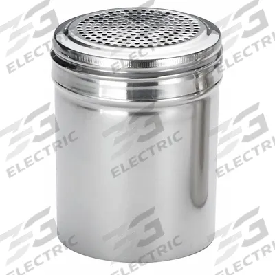 TABLECRAFT PRODUCTS Dredge: For Salt/Spices/Sugar Food Type, 10 oz Capacity - Shakers with Tops
