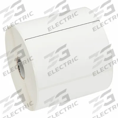ZEBRA Barcode Printer Labels: 4 in Label Wd, 2 1/2 in Label Ht, White, 1 in Core Dia. - Desktop Thermal Transfer Labels