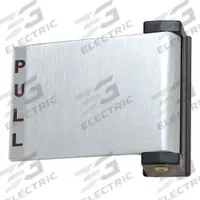 KABA ILCO Deadlatch Handle: Paddle, Aluminum (MPN 459-02-00-628)