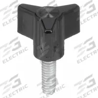 DAVIES Hand Knob: 3 Point, Thermoset, 1/4"-20 Thread, 1.5 in Dia, Black (MPN 3035BC). Key specifications — Brand: DAVIES.