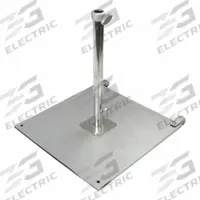 CALIFORNIA UMBRELLA Umbrella Base: Silver, For 1 1/2 in Pole Dia, 33 1/2 in Overall Dia, Steel (MPN CRL100). Key specifications — Brand: CALIFORNIA UMBRELLA; Includes Wheels: Wheels Included; Color: Silver; Material: Steel.