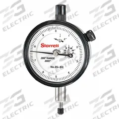 STARRETT Dial Indicator - Lug Back: 0 in to 0.2 in, Inch, Plunger, 0.0001 in Accuracy (MPN 25-611J). Key specifications — attr1184168: 25-611J; attr1184178: 0-10; attr1184223: STARRETT; attr1200883: Dial Indicator - Lug Back; attr1184173: AGD 2; attr1184177: 0.0001 in; attr1184208: Not Included.