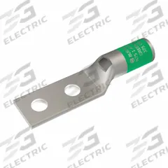 Compression Lug: For 1 AWG, Stranded Wire, 3/8 in Stud Size, Std, Copper Barrel (MPN YA1CL2TC38). Key specifications — Inspection Hole: Yes; For Wire Type: Stranded; For Wire Sizes: 1 AWG; Brand: BURNDY; Manufacturer Part Number: YA1CL2TC38.