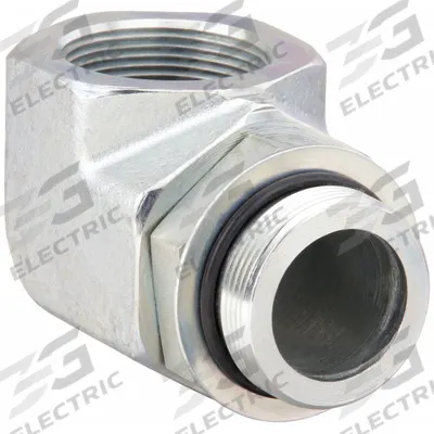 PARKER Metal Pipe Elbow: 1 1/2 in x 2 in, Male Threaded x NPT Threaded, 1,000 psi - Threaded High-Pressure Pipe Fittings