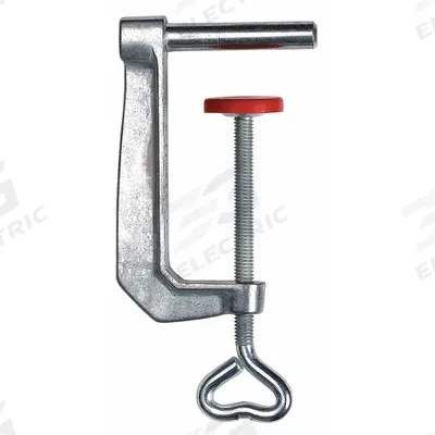 BESSEY Clamp-On Vise Base: Steel, 51/64 in Overall Lg, 4 3/32 in Overall Wd, 12 in Overall Dp - Clamp-On Vise Bases