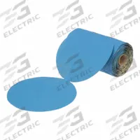 STICKIT Blue Abrasive Disc Roll: 6 in Dia, Non-Vacuum, Ceramic, 180 Grit, B/C Wt Paper, 321U (MPN 7100098234). Key specifications — attr555584: STICKIT; attr555594: 321U.