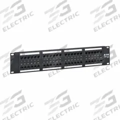 EATON TRIPP LITE Patch Panel: Flat, 2 Rack Units, 48 Ports, 6, 110 IDC/Krone IDC, Type 4 PoE++ (MPN N252-P48). Key specifications — Brand: EATON TRIPP LITE; Compatible Cable Performance Category: 6; Material: Plastic; _Access Type: Rear Access; _Port Labeling: Front & Rear Numbered; _Power Over Ethernet: Type 4 PoE++; _Rear Termination: Krone IDC; _Shielded: Unshielded.