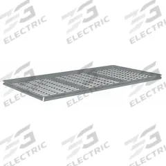 TENNSCO Shelf: 72 in x 36 in, 600 lb Load Capacity, Steel, 5 ga Decking, Gray, Shelf (MPN ZBES-7236W). Key specifications — Decking Material: Steel; Includes: (4) Beams; Decking Finish: Zinc Plated; Shelf Configuration: Single Straight; Color: Gray; Frame Material: Steel; Brand: TENNSCO; Frame Finish: Zinc Plated.