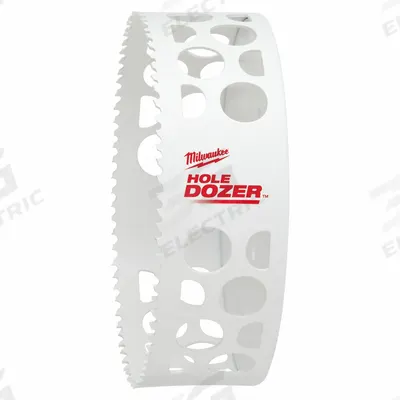 MILWAUKEE Hole Saw: 5 1/2 in Saw Dia., 3.5 Teeth per Inch, 1 5/8 in Max. Cutting Dp - Multi-Material-Cutting Hole Saws without Arbor