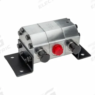CHIEF FLOW DIVIDER 2 SECTION: #10 SAE, 1.7 gpm to 6.9 gpm, Flow Divider - Rotary Gear-Type Flow Dividers