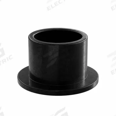 OILITE Flanged Sleeve Bearing: PEEK, 1/2 in Bore, 5/8 in OD, 1/2 in Overall Lg - Low-Friction Plastic Flanged Sleeve Bearings