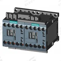 SIEMENS IEC Magnetic Contactor: Reversing, 3 Poles, 3NO Contacts, 16 A, 24V DC Coil (MPN 3RA23188XB301BB4). Key specifications — Brand: SIEMENS; Integrated Surge Suppression: No.