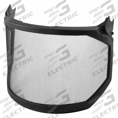 MILWAUKEE Face Shield Visor: 7 7/8 in Overall Wd, 9 1/8 in Overall Ht, Gray, Uncoated - Ventilated Mesh Replacement Visors