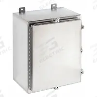 WIEGMANN Enclosure: 304 Stainless Steel, 20 in x 20 in x 6 in, NEMA 12/13/3R/4/4X, Solid Cover, Wall (MPN SSN4202006). Key specifications — Brand: WIEGMANN; Closure Method: Clamps; Enclosure Material: 304 Stainless Steel; Knockouts: Not Included.