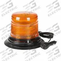 GROTE Flashing Beacon: Flashing Beacon, Amber, 8 1/16 in Overall Wd, 5 3/4 in Overall Ht, LED (MPN 78043). Key specifications — Operating Voltage: 12 to 24V DC; Number of Flash Patterns: 12; Mount Type: Screw; Brand: GROTE; Shape: Round; Lighting SAE Class Rating: SAE Class 1.