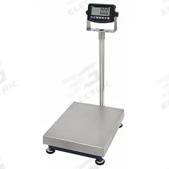 DORAN Industrial Bench Scale: 19 3/4 in x 23 5/8 in, Not IP Rated, Column-Mounted, Stainless Steel (MPN 1200-MSP2250). Key specifications — Connection Ports: RS-232; Readability: 20 g/0.05 lb; Brand: DORAN; Weighing Surface Material: Stainless Steel.