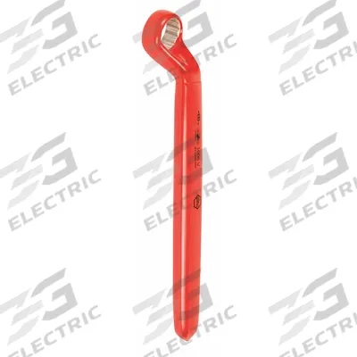 WIHA Box End Wrench: Chrome, 10 mm Head Size, 6 3/4 in Overall Lg, Offset - Metric, Single End, 12-Point, Box End Wrenches