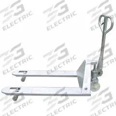 DAYTON Pallet Jack: 5,500 lb, 48 in L x 27 in W Fork Dim, 27 in, 15 in, Std Fork, Steel, Galvanized (MPN 24L321). Key specifications — Brand: DAYTON; Width Between Forks: 15 in.