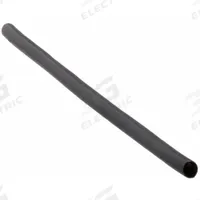 INSULTAB Heat Shrink Tubing, Food Grade: 0.38 in I.D. Before Shrinking, 6 in Lg, Black, 2:1, 5 PK (MPN HS-614-3/8 Blk 6). Key specifications — Color: Black; Brand: INSULTAB.
