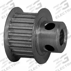 DAYTON Timing Pulley: Curvilinear, Fixed, For 9 mm Belt Wd, 20 Teeth, 3 mm Pitch, Aluminum (MPN 20-3M09-6FA3). Key specifications — Brand: DAYTON; Finish: Clear Anodized; For Belt Series: Powerhouse®.