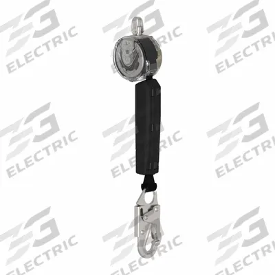 MSA Self Retracting Lifeline: Steel Snap Hook Anchor, 10 ft Line, 400 lb Capacity - Personal SRLs