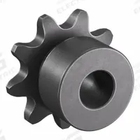 TSUBAKI Sprocket: One-Sided Hub, For Single Strands, 35, 9 Teeth, 1.097 in Pitch Dia, Steel (MPN 35B9). Key specifications — Brand: TSUBAKI.