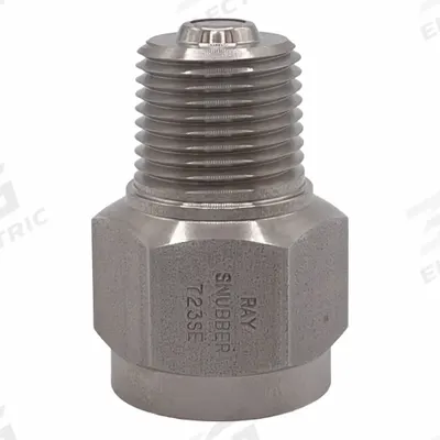 RAY Pressure Gauge Snubber: 303 Stainless Steel, Filter, 303 Stainless Steel NPT - Filter-Type Snubbers for Water & Oil