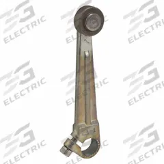 TELEMECANIQUE SENSORS Limit Switch Lever Arm: Roller Lever, Fixed, 3 in Arm/Operator Lg - Max (MPN 9007EA2). Key specifications — Brand: TELEMECANIQUE SENSORS; Compatible with Series: 9007C; Roller Position: Outside Offset; Actuator Style: Rotary Lever Roller.