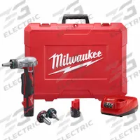 MILWAUKEE Cordless Expansion Tool Kit: M12 ProPEX, 1 in Max. Size, 1.5 Ah (MPN 2432-22). Key specifications — attr531582: M12 ProPEX; attr531558: Bare Tool.