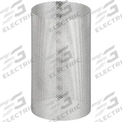 MUELLER STEAM SPECIALTY Strainer Screen: Perforated, 0.045 in Screen Size, Non-Asbestos, 5.75 in Lg (MPN 3 758 n replacement strainer). Key specifications — Brand: MUELLER STEAM SPECIALTY; Seal Material: Non-Asbestos; Manufacturer Part Number: 3 758 n replacement strainer; Screen Material: 304 Stainless Steel.