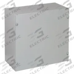 HOFFMAN Enclosure: Steel, 18 in x 18 in x 8 in, NEMA 1, Solid Cover, Screw On, Painted (MPN ASE18X18X8NK). Key specifications — Brand: HOFFMAN; Closure Method: Screws; Knockouts: Not Included.