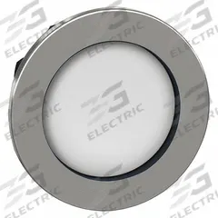 SCHNEIDER ELECTRIC Push Button Head: 30 mm Panel Size, Non-Illuminated, Metallic, White (MPN ZB4FA16). Key specifications — Manufacturer Part Number: ZB4FA16; Compatible Operator Illumination: Non-Illuminated; Compatible with Series: XB4; Head Attachment Type: Screw-On; Head Material: Metal; Brand: SCHNEIDER.