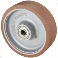 APPROVED VENDOR Caster Wheel: 9 13/16 in Wheel Dia., 3 1/8 in Wheel Wd, Polyurethane, Iron, Std, Tan (MPN GB 252/25K). Key specifications — Brand: APPROVED VENDOR; Wheel/Tread Color: Tan.
