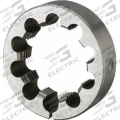 APPROVED VENDOR Round Threading Die: M30x3.5 Metric, 2 1/2 in OD, Solid, High Speed Steel (MPN 13624)
